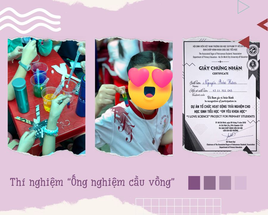 Hoạt động trải nghiệm “Em yêu khoa học”