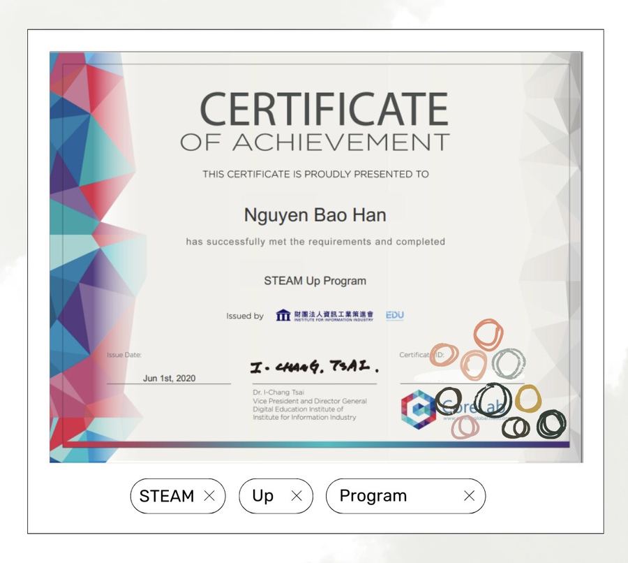 GCN khóa học STEAM Up Program