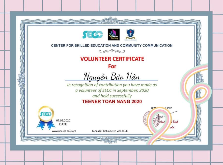 GCN tình nguyện viên Teener toàn năng