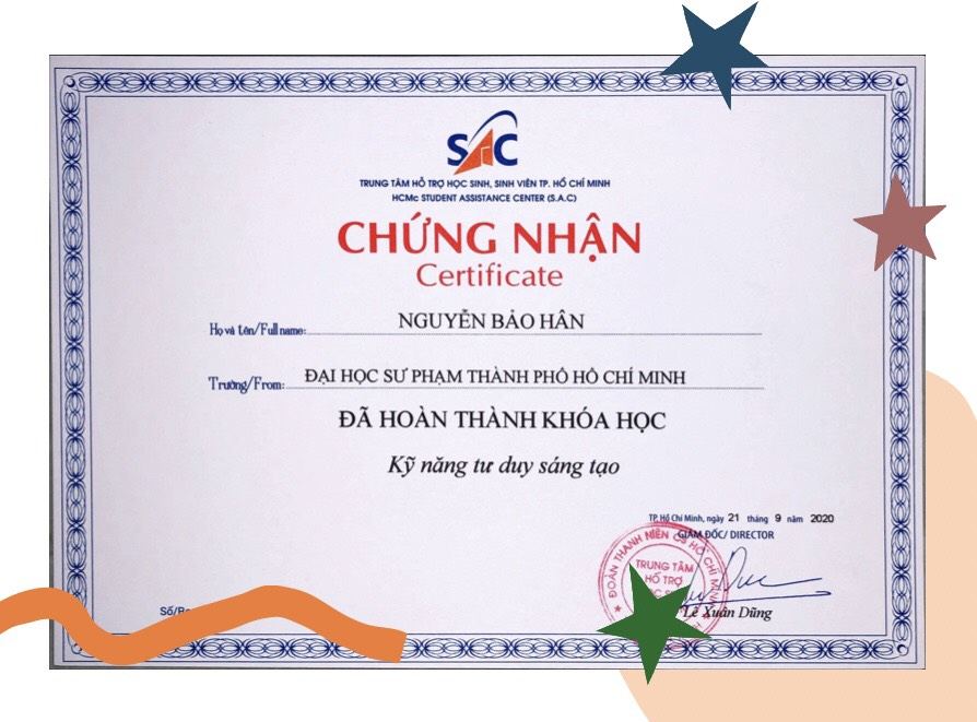 GCN hoàn thành khóa học Kỹ năng tư duy sáng tạo