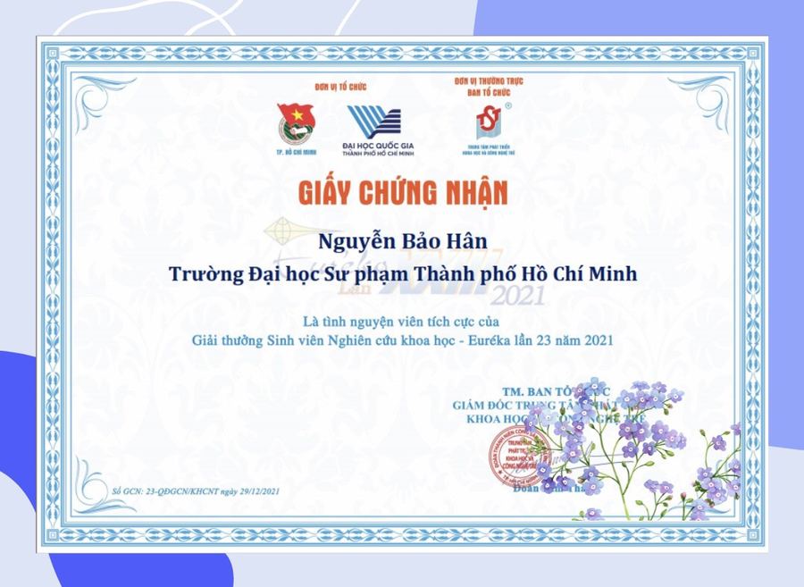 GCN tình nguyện viên Euréka
